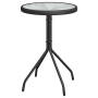 Set de Bistro de jardín de 3 piezas Negro de textileno y acero | Foro24.es | Tu tienda online para hogar, jardín y más Foro24.es