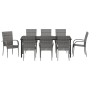 Conjunto de Comedor de Jardín de 5 Piezas Poliratán Gris de , Sillas de jardín - Ref: Foro24-3379414, Precio: 314,59 €, Descu...