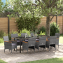 Conjunto de Comedor Jardín de 4 Piezas Gris Poliratán de , Sillas de jardín - Ref: Foro24-3379764, Precio: 696,86 €, Descuent...