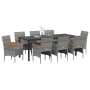 Conjunto de Comedor Jardín de 4 Piezas Gris Poliratán de , Sillas de jardín - Ref: Foro24-3379764, Precio: 696,86 €, Descuent...