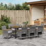 Conjunto de Comedor Jardín de 4 Piezas Gris Poliratán de , Sillas de jardín - Ref: Foro24-3379764, Precio: 696,86 €, Descuent...