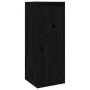Wandschränke 2 Stück aus massivem schwarzem Kiefernholz 30x30x80 cm von vidaXL, Regale und Regale - Ref: Foro24-813504, Preis...