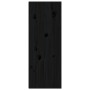 Armarios de pared 2 uds madera maciza de pino negro 30x30x80 cm de vidaXL, Estantes y estanterías - Ref: Foro24-813504, Preci...