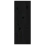 Wall cabinets 2 pcs solid black pine wood 30x30x80 cm by vidaXL, Shelves and shelves - Ref: Foro24-813504, Price: 76,45 €, Di...