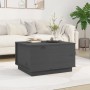 Solid gray pine wood coffee table 60x50x35 cm by vidaXL, Coffee table - Ref: Foro24-813417, Price: 81,58 €, Discount: %