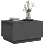 Solid gray pine wood coffee table 60x50x35 cm by vidaXL, Coffee table - Ref: Foro24-813417, Price: 81,58 €, Discount: %