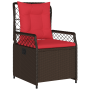 Set de Comedor de Jardín de 5 Piezas Rattan PE Marrón de , Sillas de jardín - Ref: Foro24-3381046, Precio: 649,89 €, Descuent...