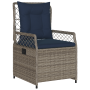 Conjunto de Comedor de Jardín de 7 Piezas Rattan Poligris de , Sillas de jardín - Ref: Foro24-3381056, Precio: 952,95 €, Desc...