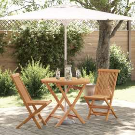 Set de muebles para jardín 3 piezas con cojines madera acacia | Foro24.es | Tu tienda online para hogar, jardín y más Foro24.es