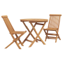 Conjunto de Bistro Plegable de 3 Piezas Madera Maciza de Acacia | Foro24.es | Tu tienda online para hogar, jardín y más Foro24.es