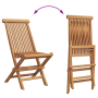 Conjunto de Bistro Plegable de 3 Piezas Madera Maciza de Acacia | Foro24.es | Tu tienda online para hogar, jardín y más Foro24.es
