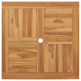 Set de Bistro de Jardín Plegable de 3 Piezas de Madera Acacia