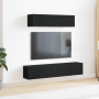Conjunto de cabinet para TV de 6 piezas montado en la pared de