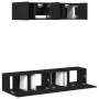 Conjunto de cabinet para TV de 6 piezas montado en la pared de