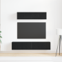 Conjunto de cabinet para TV de 6 piezas montado en la pared de