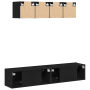 Conjunto de cabinet para TV de 6 piezas montado en la pared de
