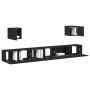 Set de Muebles para TV de 7 Piezas de Madera Ingenierizada en