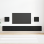 Set de Muebles para TV de 7 Piezas de Madera Ingenierizada en