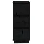 Sideboard 2 pcs solid black pine wood 32x34x75 cm by vidaXL, Sideboards - Ref: Foro24-813374, Price: 94,33 €, Discount: %