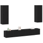 Set de Armarios de TV de 5 Piezas de Madera Elaborada de Roble Negro de , Muebles TV - Ref: Foro24-3393316, Precio: 198,72 €,...