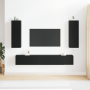 Set de Armarios de TV de 5 Piezas de Madera Elaborada de Roble Negro de , Muebles TV - Ref: Foro24-3393316, Precio: 198,72 €,...