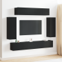 Juego de 6 Piezas de Cabinet para TV - Madera Elaborada en