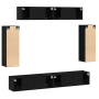 Juego de 6 Piezas de Cabinet para TV - Madera Elaborada en