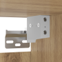 Conjunto de Gabinete de TV de 4 Piezas Montado en la Pared de Madera Elaborada en Roble Artesanal de , Muebles TV - Ref: Foro...