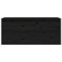 Hängeschrank aus massivem Kiefernholz schwarz 80x30x35 cm von vidaXL, Regale und Regale - Ref: Foro24-813463, Preis: 64,32 €,...