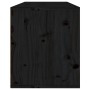 Hängeschrank aus massivem Kiefernholz schwarz 80x30x35 cm von vidaXL, Regale und Regale - Ref: Foro24-813463, Preis: 64,32 €,...