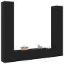 Set de 6 piezas para TV  Roble negro Madera elaborada | Foro24.es | Tu tienda online para hogar, jardín y más Foro24.es