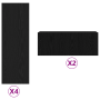 Set de 6 piezas para TV  Roble negro Madera elaborada | Foro24.es | Tu tienda online para hogar, jardín y más Foro24.es