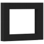 Set de 8 Piezas de Mueble de TV Montado en la Pared de Madera de Ingeniería de Roble Negro de , Muebles TV - Ref: Foro24-3393...