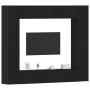 Set de 8 Piezas de Mueble de TV Montado en la Pared de Madera de Ingeniería de Roble Negro de , Muebles TV - Ref: Foro24-3393...