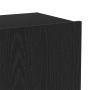 Conjunto de Cabinet de TV de 6 Piezas de Roble Negro de Madera Compuesta de , Muebles TV - Ref: Foro24-3393460, Precio: 204,0...