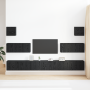 Juego de 7 Piezas de Mueble para TV Montado en la Pared de Roble Negro | Foro24.es | Tu tienda online para hogar, jardín y más Foro24.es