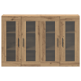 Gabinetes Montados en la Pared 2 pcs Roble Artesanal 69.5x34x90 cm Madera Tratada de , Aparadores - Ref: Foro24-3394567, Prec...