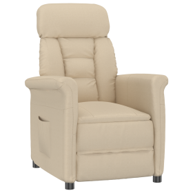Sillón reclinable crema