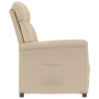 Sillón reclinable crema de , Sillones - Ref: Foro24-348404, Precio: 188,24 €, Descuento: %
