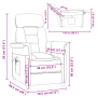 Sillón de masaje tela microfibra marrón | Foro24.es | Tu tienda online para hogar, jardín y más Foro24.es