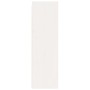 Armario de pared de madera maciza de pino blanco 30x30x100 cm