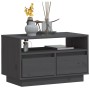 TV-Schrank aus massivem Kiefernholz, grau, 60 x 35 x 37 cm von vidaXL, TV-Möbel - Ref: Foro24-813427, Preis: 51,75 €, Rabatt: %