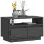 TV-Schrank aus massivem Kiefernholz, grau, 60 x 35 x 37 cm von vidaXL, TV-Möbel - Ref: Foro24-813427, Preis: 51,18 €, Rabatt: %
