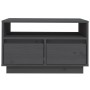 TV-Schrank aus massivem Kiefernholz, grau, 60 x 35 x 37 cm von vidaXL, TV-Möbel - Ref: Foro24-813427, Preis: 51,75 €, Rabatt: %