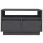 TV-Schrank aus massivem Kiefernholz, grau, 60 x 35 x 37 cm von vidaXL, TV-Möbel - Ref: Foro24-813427, Preis: 51,18 €, Rabatt: %