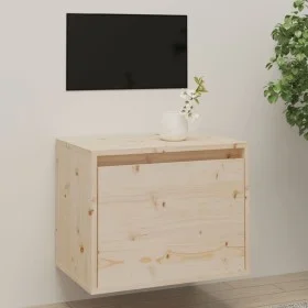 Armario de pared de madera maciza de pino 45x30x35 cm de vidaXL, Estantes y estanterías - Ref: Foro24-813435, Precio: 48,51 €...