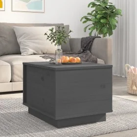 Solid gray pine wood coffee table 40x50x35 cm by vidaXL, Coffee table - Ref: Foro24-813412, Price: 69,59 €, Discount: %