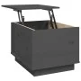 Couchtisch aus massivem grauem Kiefernholz, 40 x 50 x 35 cm von vidaXL, Couchtisch - Ref: Foro24-813412, Preis: 69,56 €, Raba...