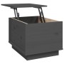 Mesa de centro de madera maciza de pino gris 40x50x35 cm de vidaXL, Mesas de centro - Ref: Foro24-813412, Precio: 70,35 €, De...