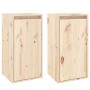 Wandschrank 2 Stück Massivholz Kiefer 30x30x60 cm von vidaXL, Regale und Regale - Ref: Foro24-813486, Preis: 82,97 €, Rabatt: %